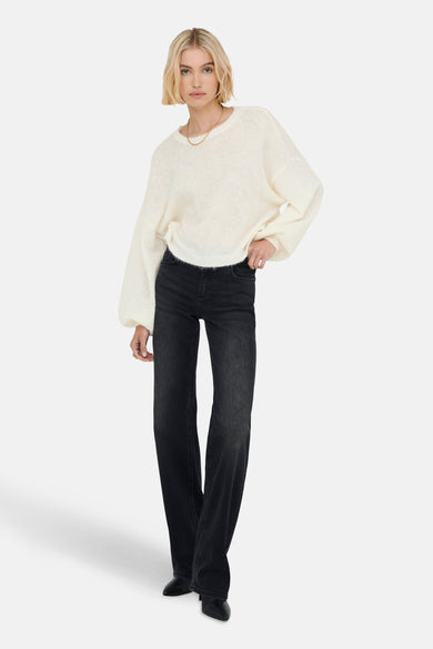 ONLSUSIA LIFE LS O-NECK CC KNT