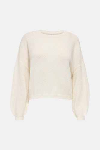 Pull met ronde hals - ecru - ONLY®