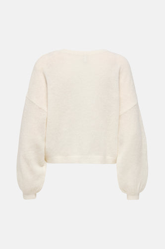 Pull met ronde hals - ecru - ONLY®