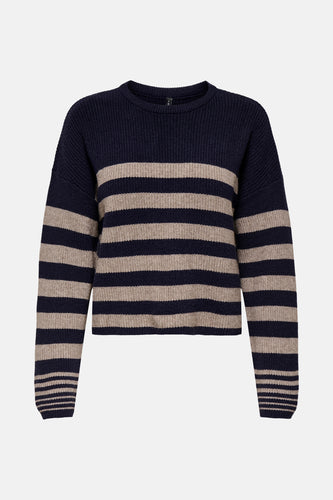 Pull à col rond - bleu - ONLY®