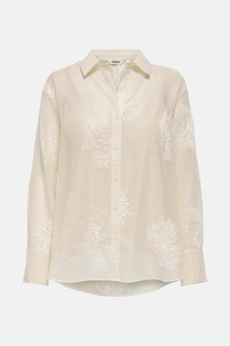 ONLOREGON ANNA LIFE LS EMB SHIRT WVN