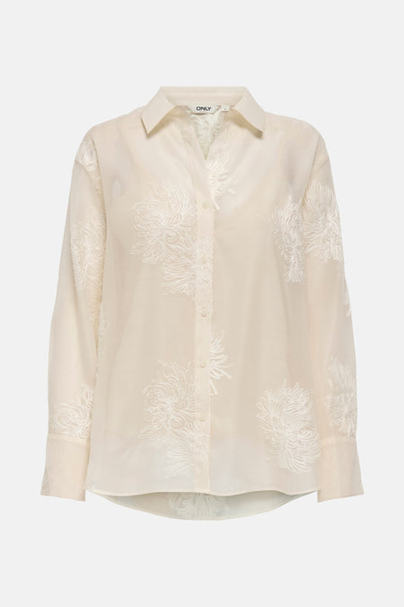 Hemd (lange mouwen) Ecru - ONLY®