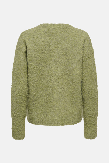 Pull met ronde hals - groen