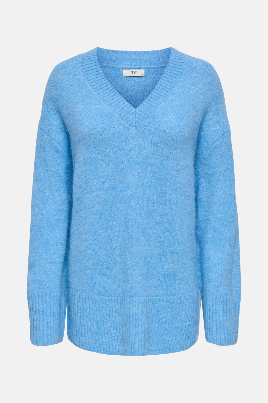 Pull met V-hals - blauw - JDY