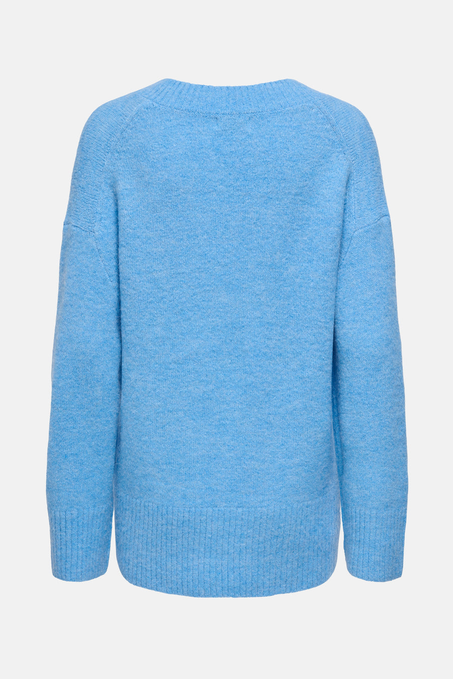 Pull met V-hals - blauw - JDY