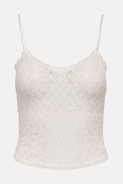 Top (bandes fines) Blanc - ONLY®