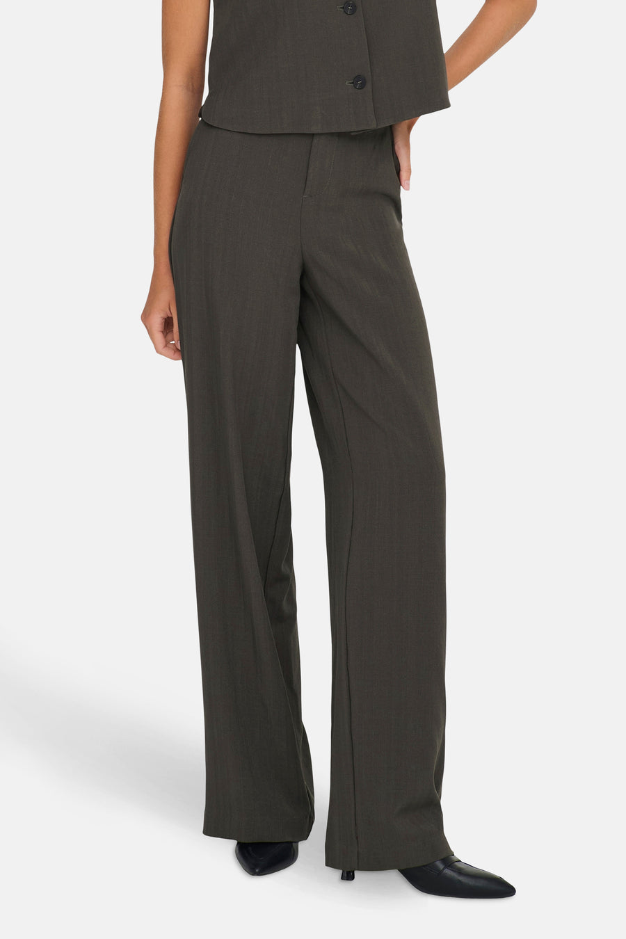 Kostuumbroek - bruin - ONLY®