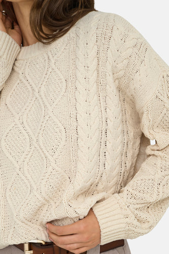 Trui met ronde hals ecru - ONLY® - ONLY®