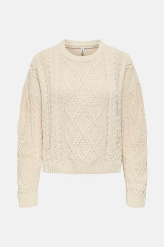 Trui met ronde hals ecru - ONLY® - ONLY®