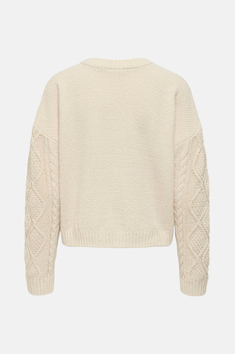 Trui met ronde hals ecru - ONLY® - ONLY®