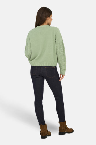 Pull met ronde hals - groen - ONLY®