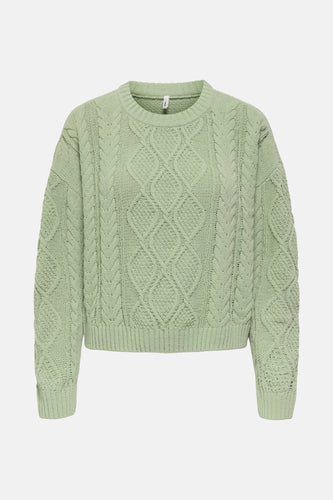 Pull met ronde hals - groen - ONLY®