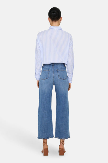 Jeans straight Mid blue denim - JDY
