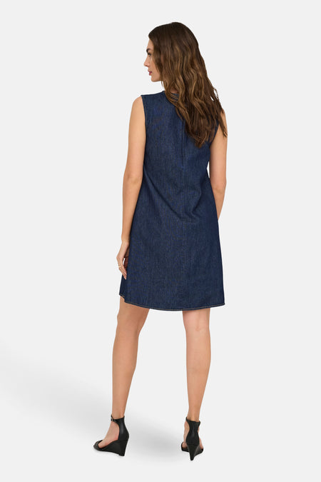 Kleedje - dark blue denim