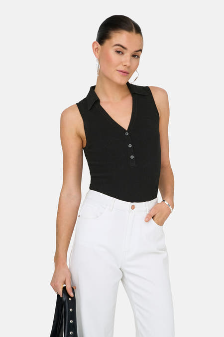Top (zonder mouwen) zwart - JDY