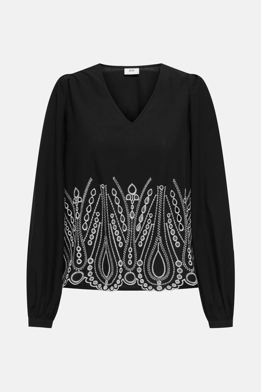 Blouse met lange mouwen - zwart