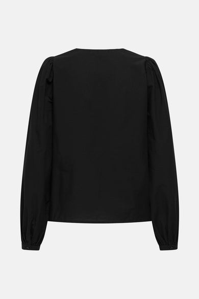 Blouse met lange mouwen - zwart