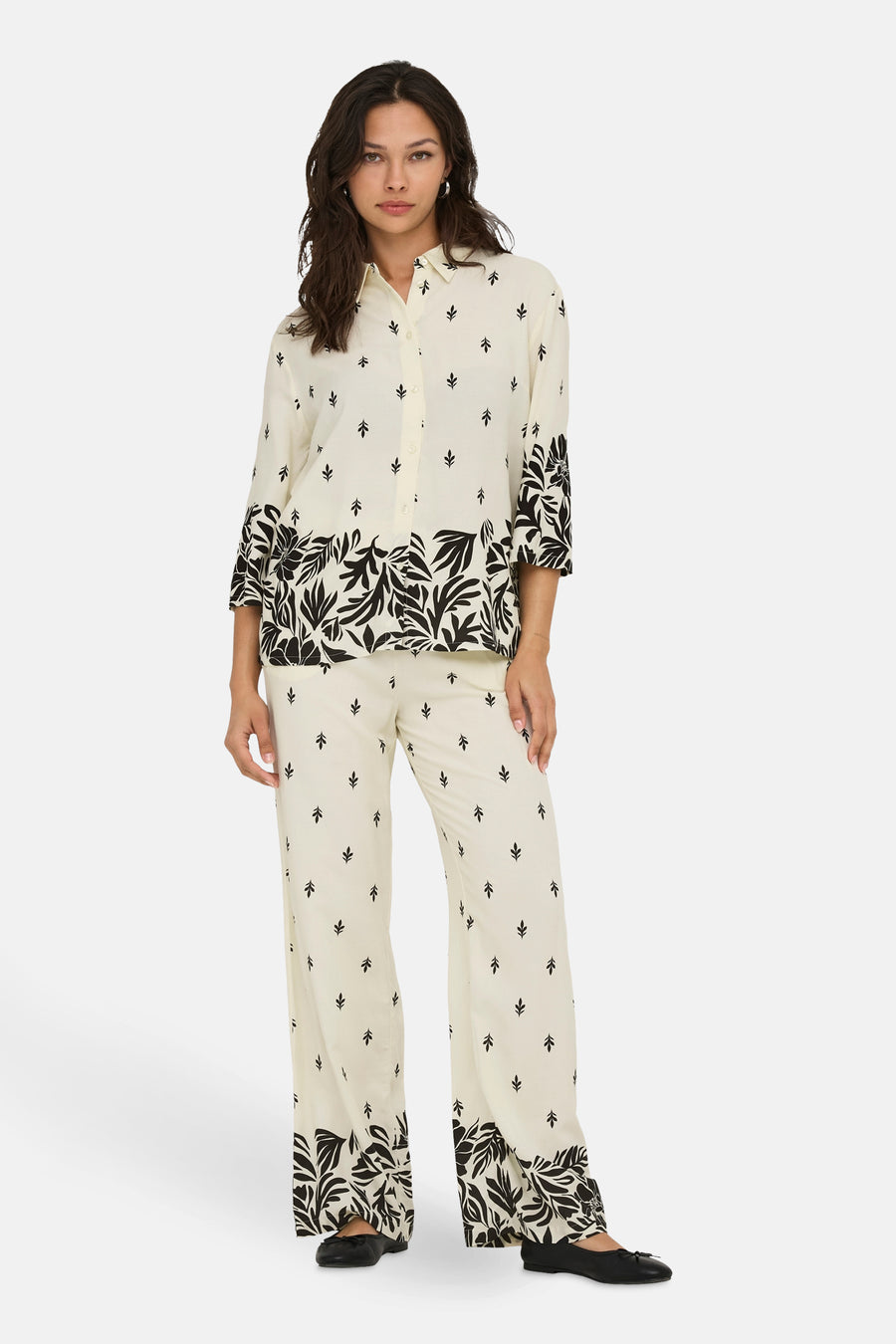 Hemd met lange mouwen - ecru - JDY - 2