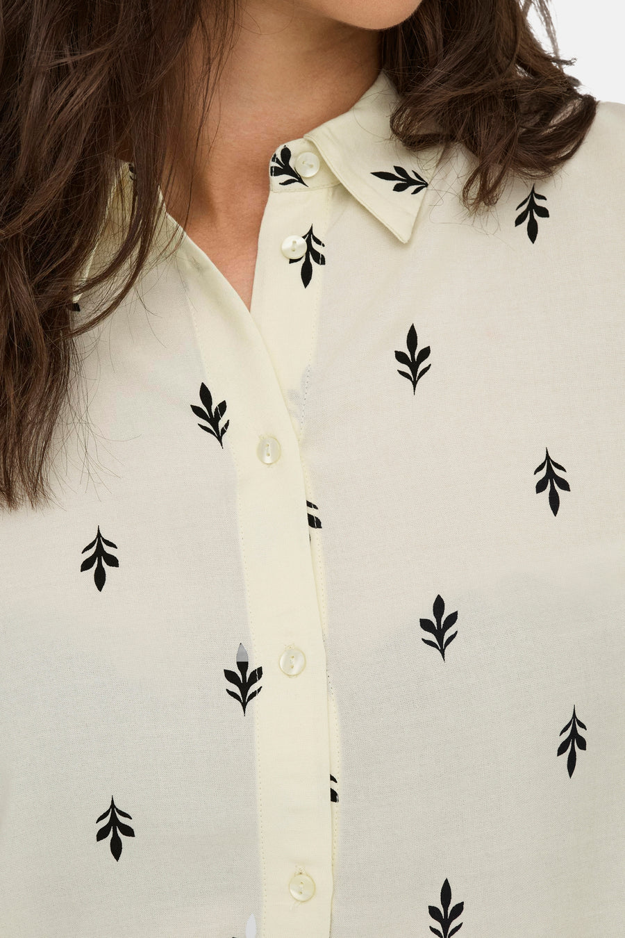 Hemd met lange mouwen - ecru - JDY - 4