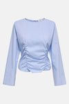 Blouse met lange mouwen - blauw