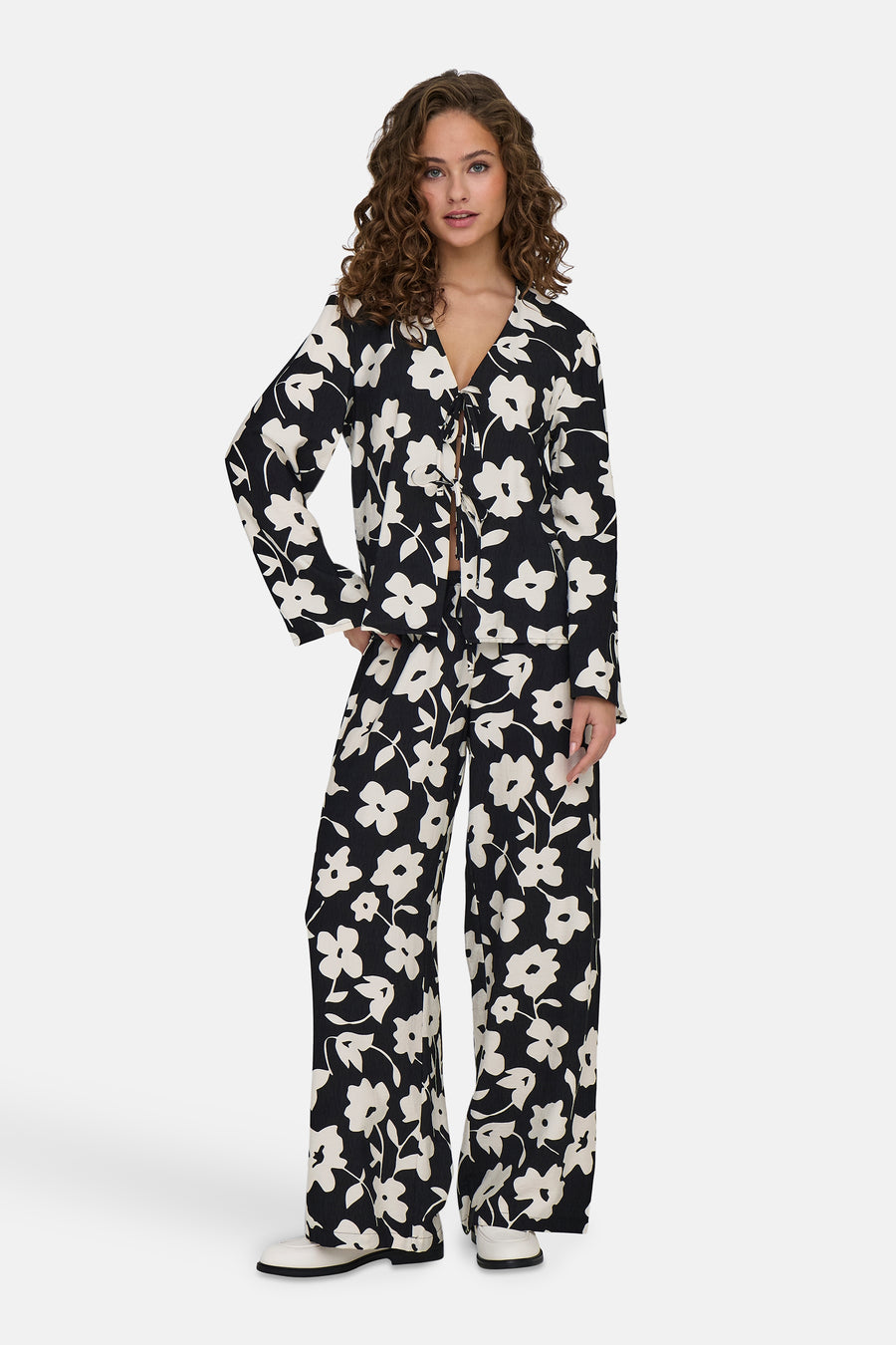 Blouse met lange mouwen - zwart