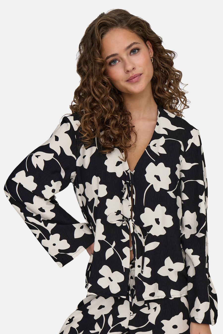 Blouse met lange mouwen - zwart - JDY - 4