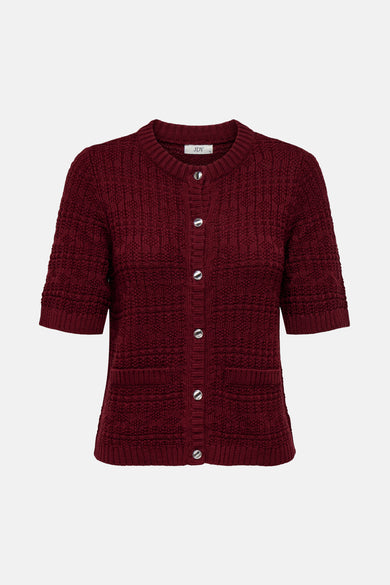 JDYTIKKA S/S O-NECK CARDIGAN KNT
