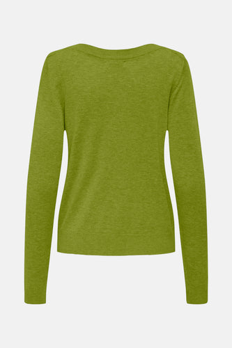 Pull à col rond - vert - JDY