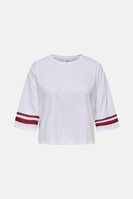 ONLPALOMA S/S O-NECK TOP BOX JRS