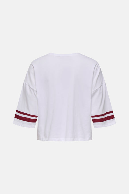 ONLPALOMA S/S O-NECK TOP BOX JRS