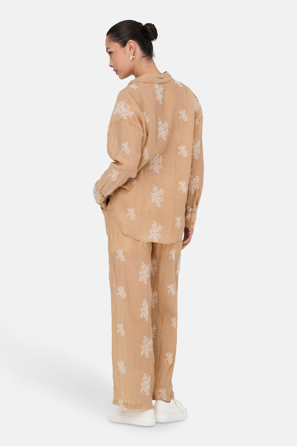 Hemd (lange mouwen) Beige - JDY