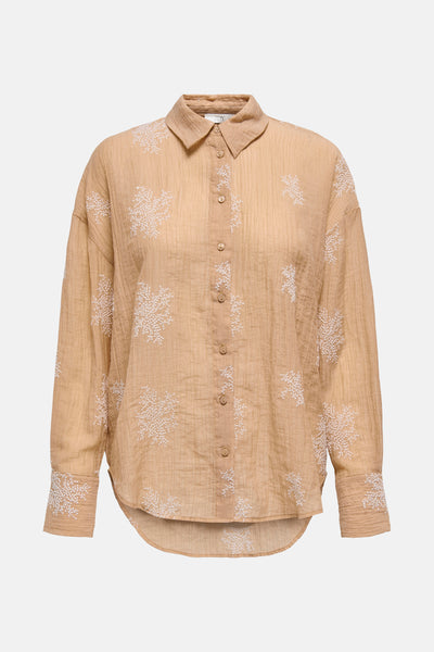 Hemd (lange mouwen) Beige - JDY