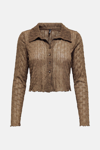 T-shirt met lange mouwen - bruin - ONLY®