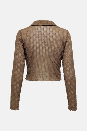 T-shirt met lange mouwen - bruin - ONLY®