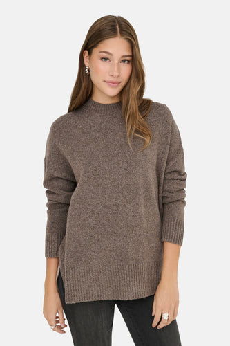 Pull met ronde hals - bruin - ONLY® - 7