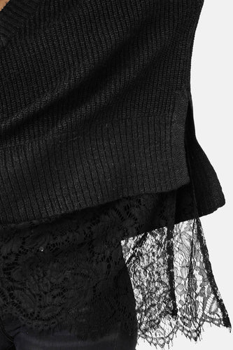 Pull à col en V - noir - ONLY® - 7