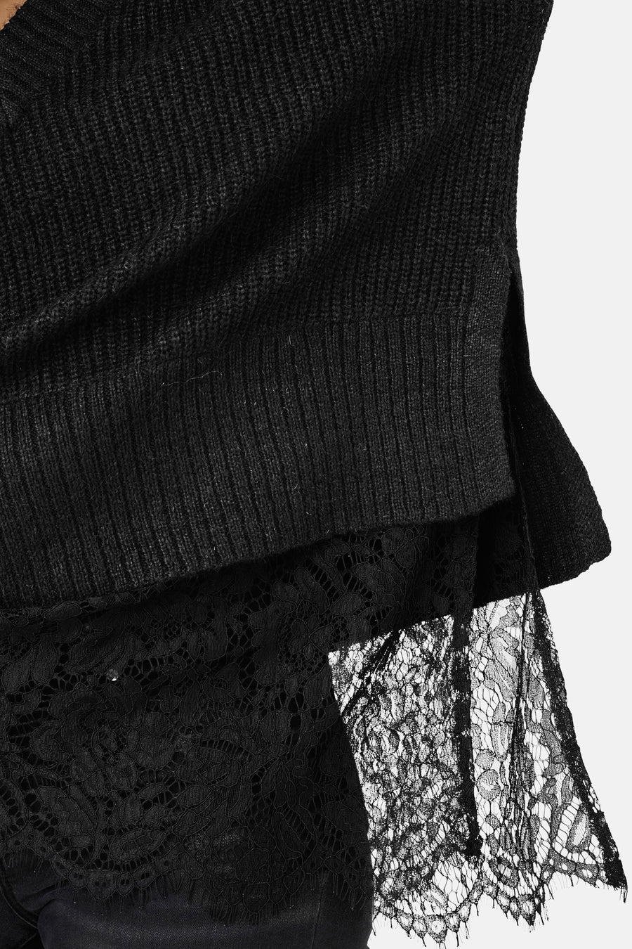 Pull à col en V - noir - ONLY® - 5