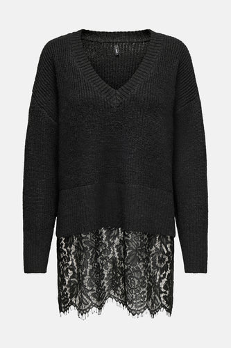 Pull à col en V - noir - ONLY® - 7