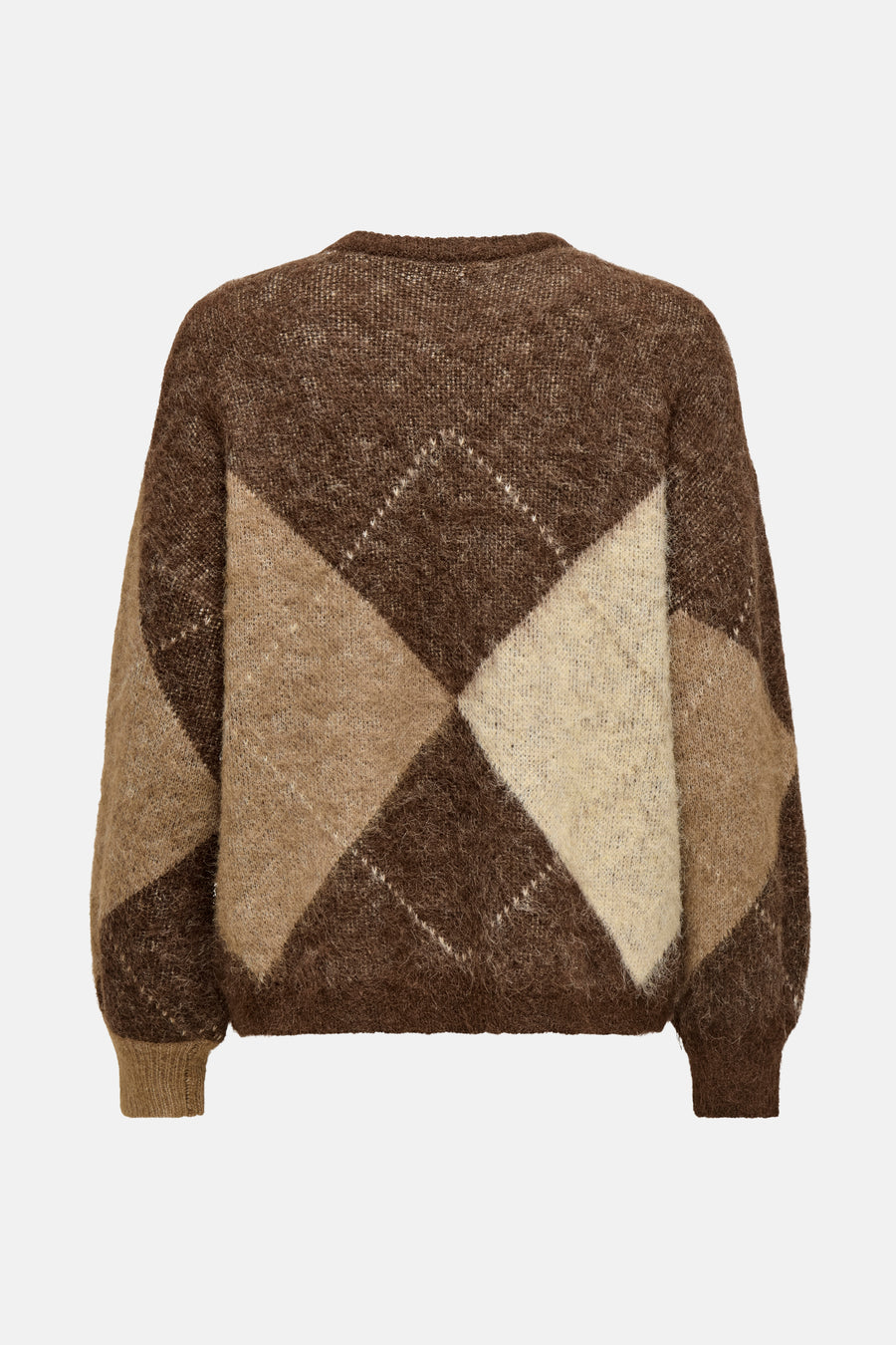 Pull à col rond - Brun - ONLY®