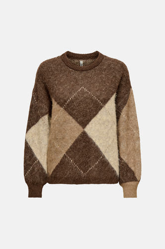Pull col O brun - ONLY®