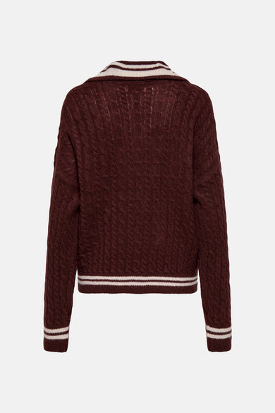 Trui met V-hals Rood - ONLY®