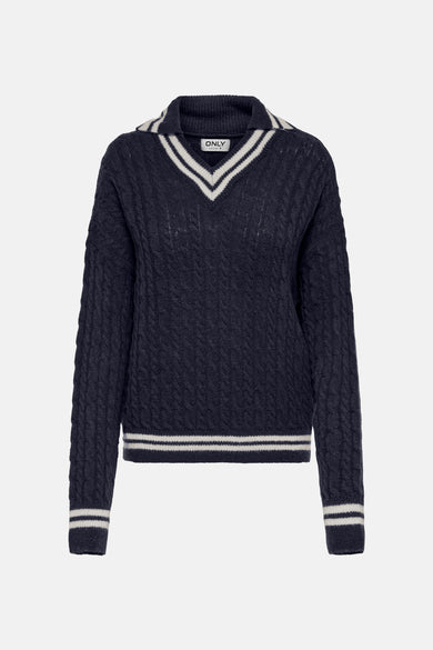 Trui met V-hals Blauw - ONLY®
