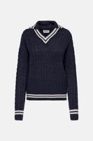 Trui met V-hals Blauw - ONLY®