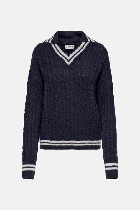 ONLKIMBERLY LS POLO CABLE PULL EX KNT