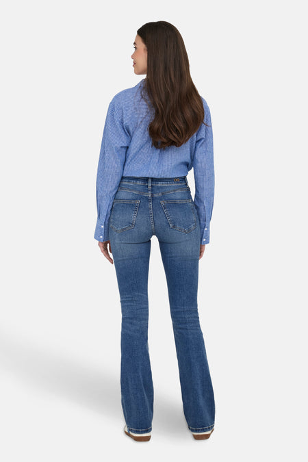 FINA - mid blue denim