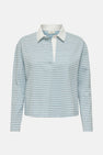 Polo met lange mouwen - blauw
