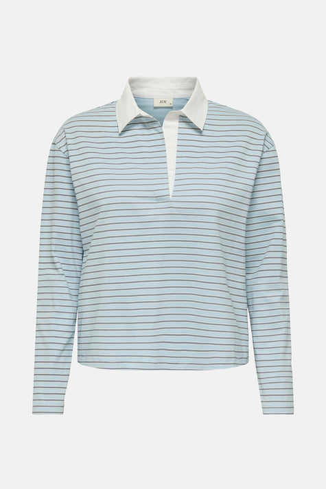 Polo's (lange mouwen) Blauw - JDY