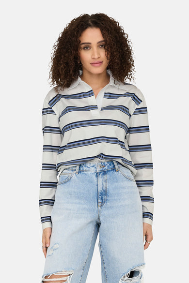 Polo's (lange mouwen) Wit - JDY