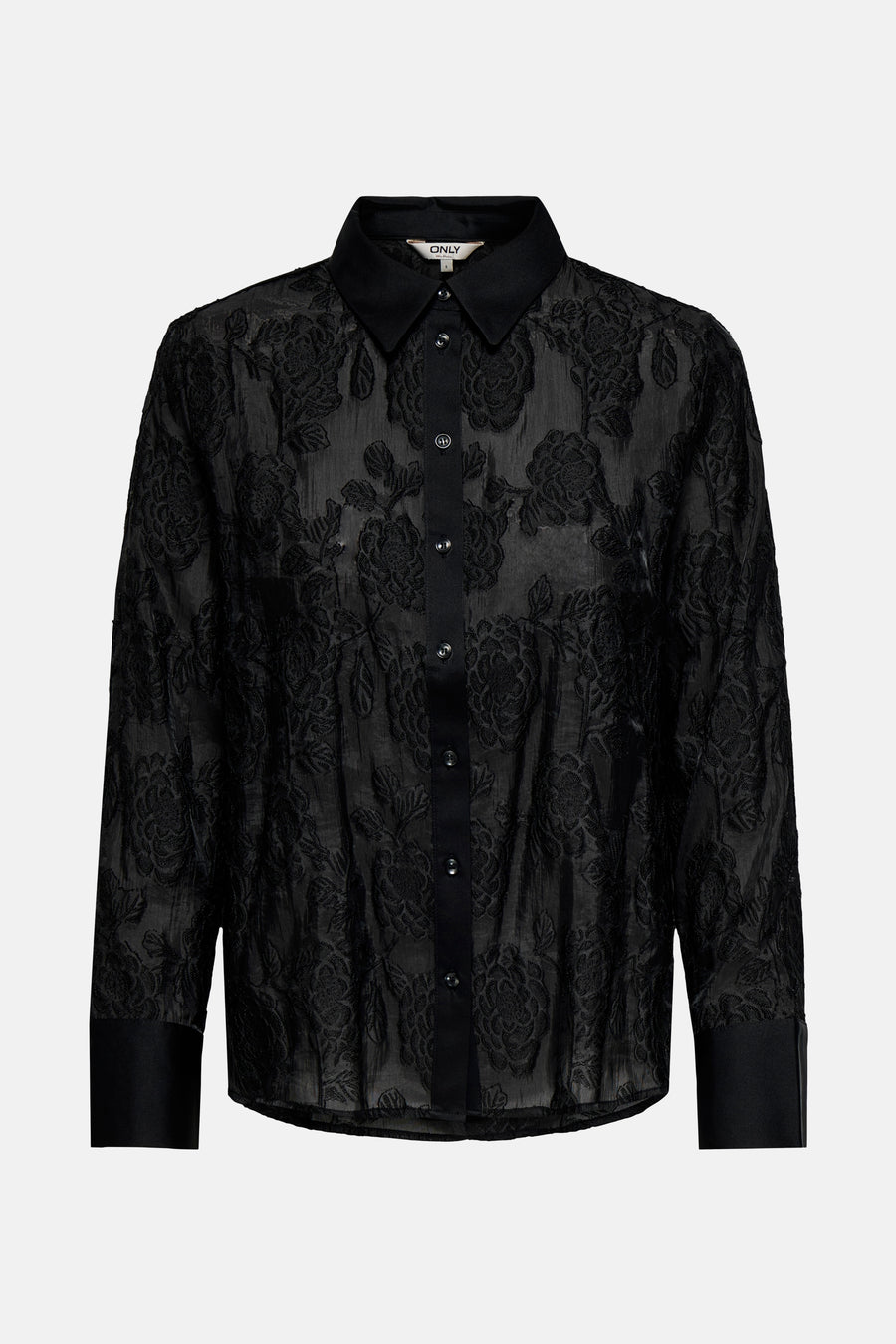 Hemd met lange mouwen - zwart