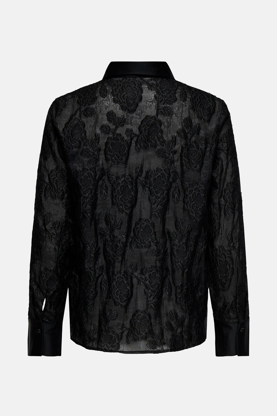 Hemd met lange mouwen - zwart